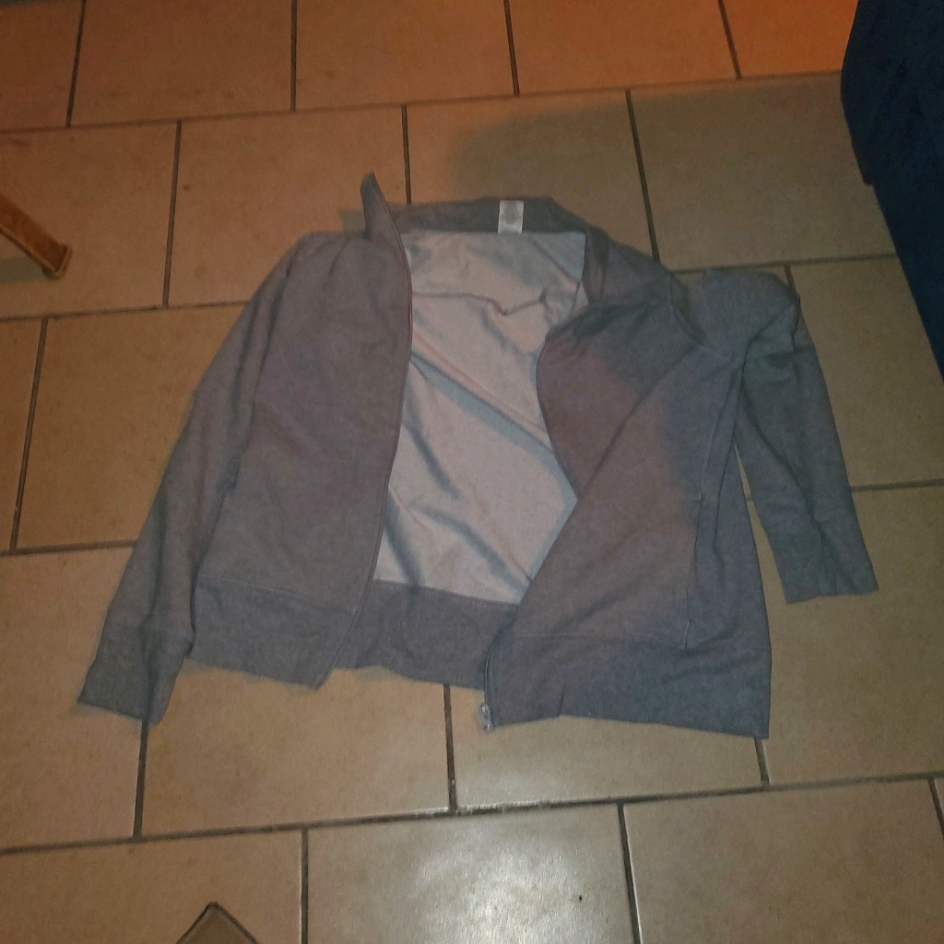 Gray Sweater Jacket